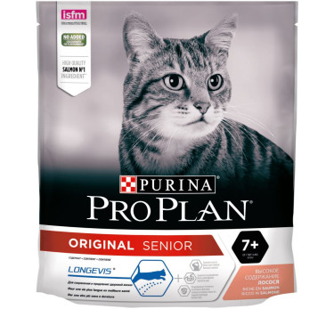 ПРО ПЛАН Сухой корм Purina Pro Plan для взрослых кошек старше 7 лет, с лососем